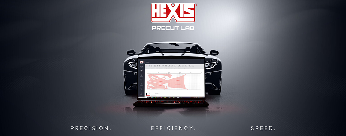 HEXIS Precut Lab brand identity hero