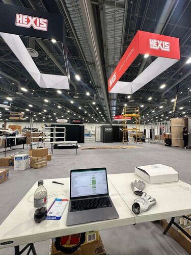 Booth build rigging