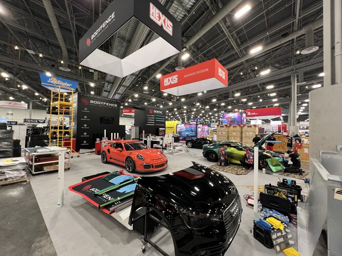 HEXIS booth – in progress